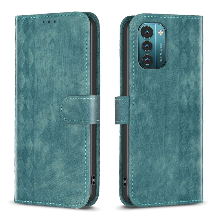 Custodia in pelle goffrata scozzese per Nokia G11 G21 G22