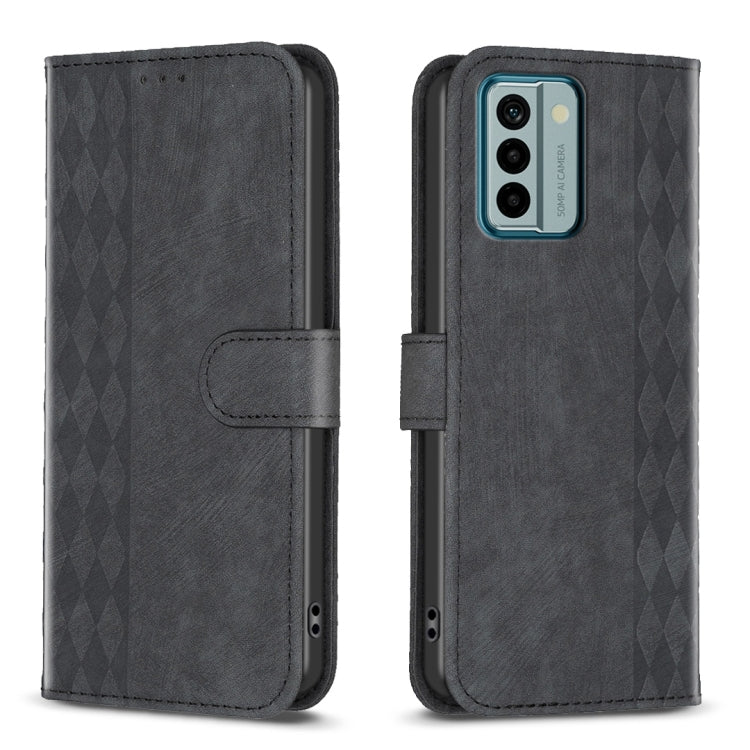 Custodia in pelle goffrata scozzese per Nokia G11 G21 G22