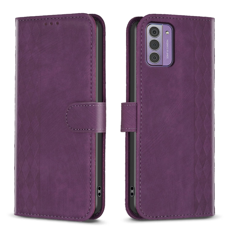 Custodia per telefono in pelle goffrata scozzese, For Nokia C12, For Nokia G42/G310, For Nokia C22, For Nokia C32