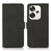 KHAZNEH Custodia per telefono in pelle con trama opaca, For Xiaomi Poco F6 / Redmi Turbo 3, For Xiaomi Poco F6 Pro, For Xiaomi Redmi K70 5G / K70 Pro 5G, For Xiaomi Redmi A3, For Xiaomi Redmi Note 13 4G, For Xiaomi Redmi K70E / POCO X6 Pro