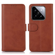 Custodia per telefono in pelle con trama di mucca, For Xiaomi 14, For Xiaomi Redmi Note 13 5G Global, For Xiaomi Redmi Note 13 Pro+ 5G Global, For Xiaomi 13T / Redmi K60 Ultra, For Xiaomi Redmi 12 4G, For Xiaomi Redmi Note 12S 4G