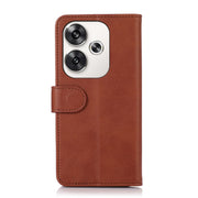 Custodia per telefono in pelle con trama di mucca, For Xiaomi Poco F6 / Redmi Turbo 3, For Xiaomi Poco F6 Pro, For Xiaomi Redmi K70 5G / K70 Pro 5G, For Xiaomi Redmi A3, For Xiaomi Redmi 13C, For Xiaomi Redmi Note 13 Pro 4G / POCO M6 Pro
