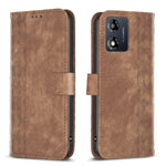 Custodia in pelle goffrata scozzese per Motorola Moto E13, G13, G14, G53, G73