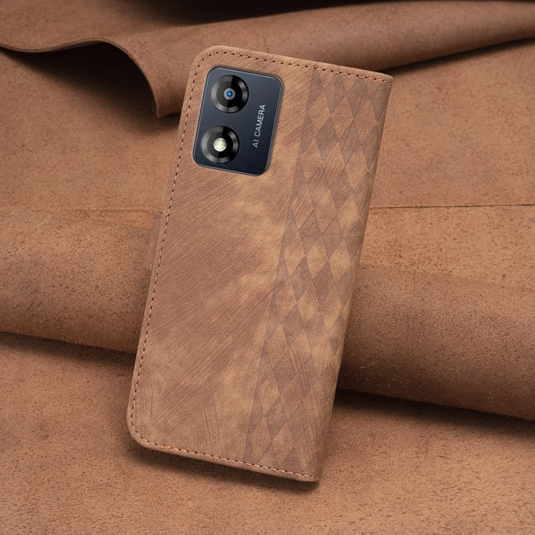 Custodia in pelle goffrata scozzese per Motorola Moto E13, G13, G14, G53, G73