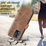 Custodia in pelle goffrata scozzese per Motorola Moto E13, G13, G14, G53, G73