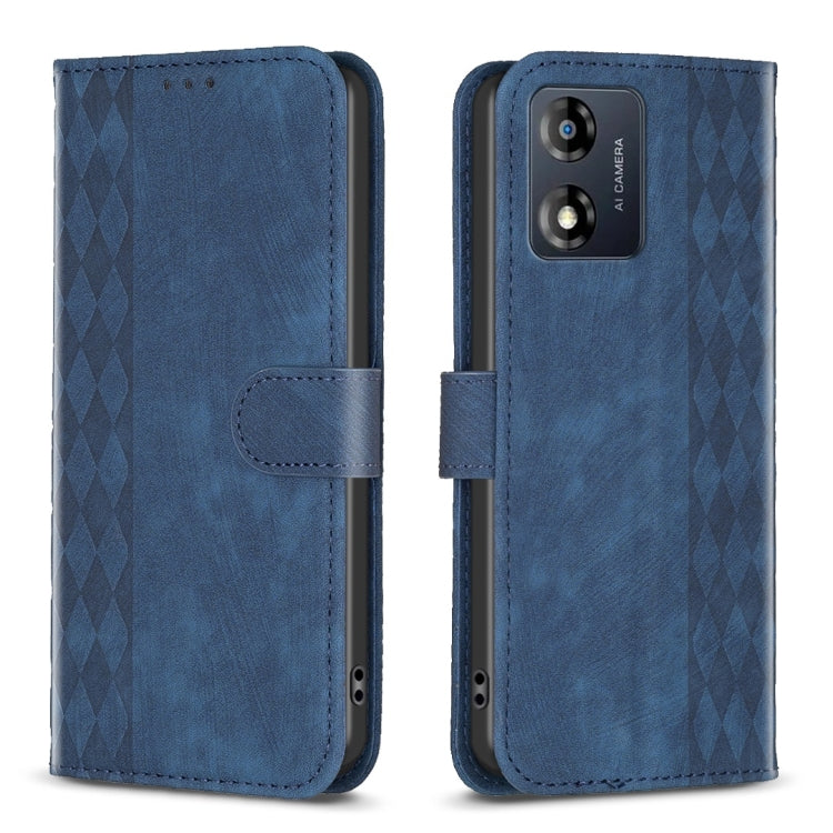 Custodia in pelle goffrata scozzese per Motorola Moto E13, G13, G14, G53, G73
