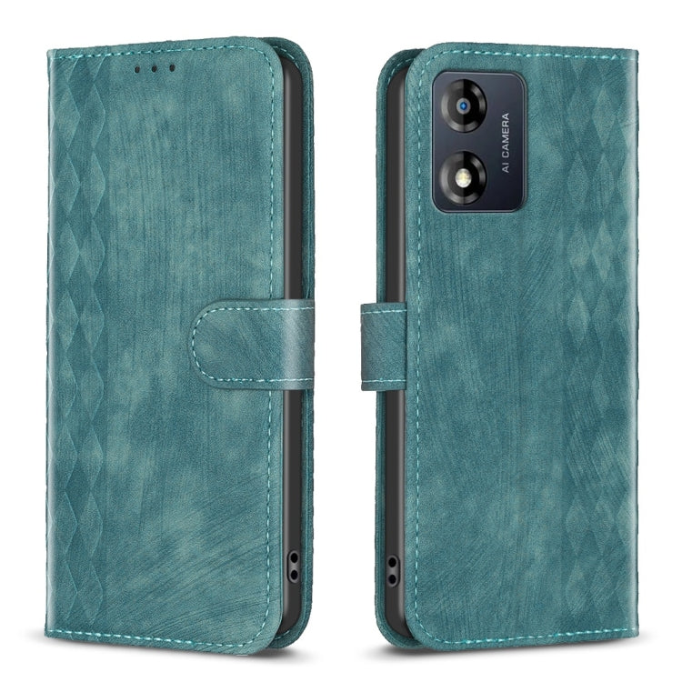 Custodia in pelle goffrata scozzese per Motorola Moto E13, G13, G14, G53, G73