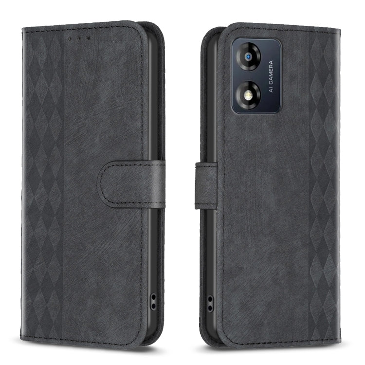 Custodia in pelle goffrata scozzese per Motorola Moto E13, G13, G14, G53, G73