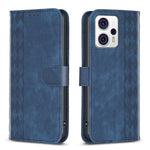 Custodia in pelle goffrata scozzese per Motorola Moto E13, G13, G14, G53, G73