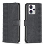 Custodia in pelle goffrata scozzese per Motorola Moto E13, G13, G14, G53, G73