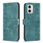 Custodia in pelle goffrata scozzese per Motorola Moto E13, G13, G14, G53, G73