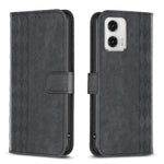 Custodia in pelle goffrata scozzese per Motorola Moto E13, G13, G14, G53, G73