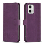 Custodia in pelle goffrata scozzese per Motorola Moto E13, G13, G14, G53, G73