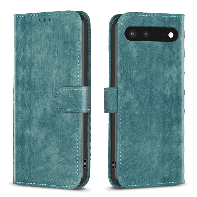 Custodia per telefono in pelle goffrata scozzese, For Google Pixel 7, For Google Pixel 7a, For Google Pixel 7 Pro, For Google Pixel 8