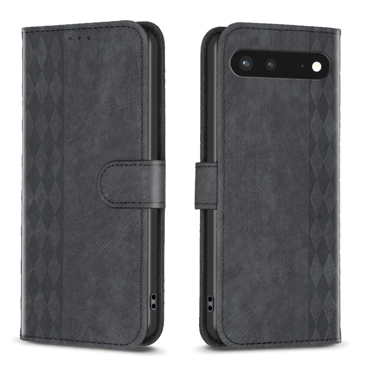 Custodia per telefono in pelle goffrata scozzese, For Google Pixel 7, For Google Pixel 7a, For Google Pixel 7 Pro, For Google Pixel 8