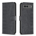 Custodia per telefono in pelle goffrata scozzese, For Google Pixel 7, For Google Pixel 7a, For Google Pixel 7 Pro, For Google Pixel 8