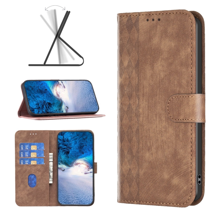 Custodia per telefono in pelle goffrata scozzese, For Google Pixel 7, For Google Pixel 7a, For Google Pixel 7 Pro, For Google Pixel 8