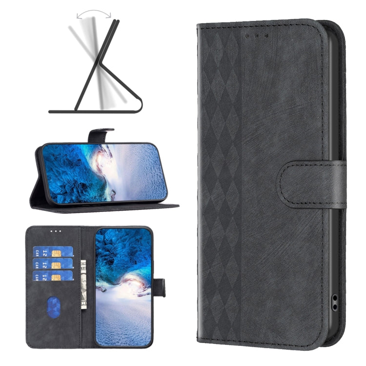 Custodia per telefono in pelle goffrata scozzese, For Google Pixel 7, For Google Pixel 7a, For Google Pixel 7 Pro, For Google Pixel 8