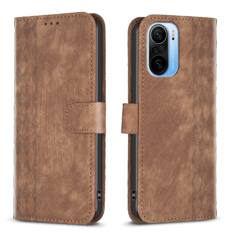 Custodia per telefono in pelle goffrata scozzese, For Xiaomi 11i / Redmi K40, For Xiaomi 12 Pro, For Xiaomi 12, For Xiaomi 11T / 11T Pro