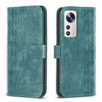 Custodia portafoglio in pelle goffrata per Xiaomi 13