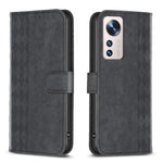 Custodia portafoglio in pelle goffrata per Xiaomi 13