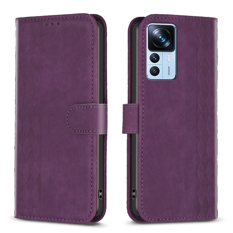 Custodia portafoglio in pelle goffrata per Xiaomi 13