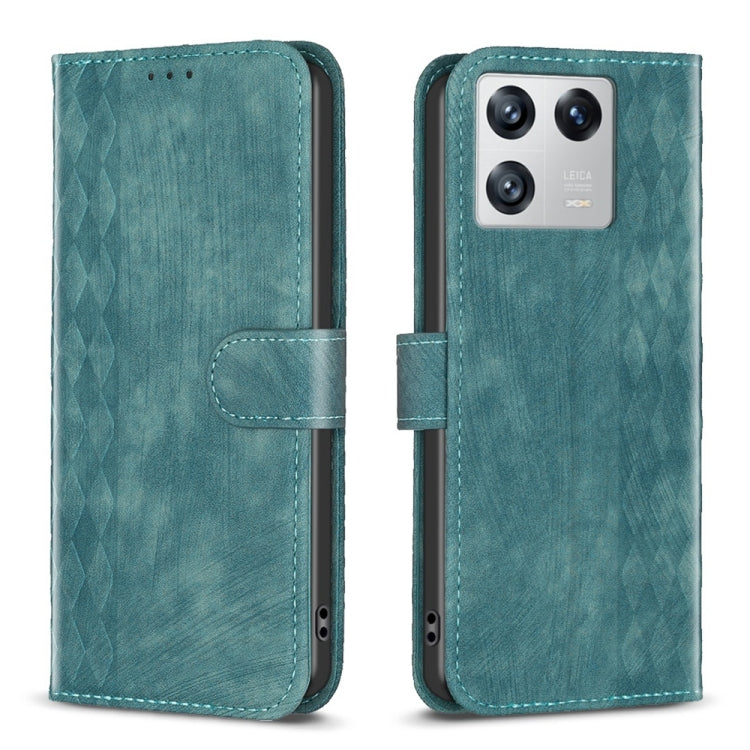 Custodia portafoglio in pelle goffrata per Xiaomi 13