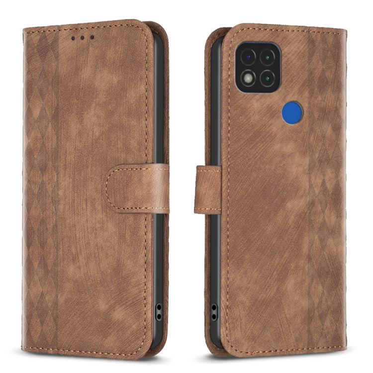 Custodia per telefono in pelle goffrata scozzese, For Xiaomi Redmi 9C, For Xiaomi Redmi Note 9, For Xiaomi Redmi Note 9 Pro