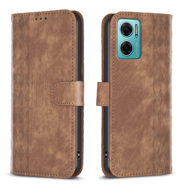 Custodia per telefono in pelle goffrata scozzese, For Xiaomi Redmi 10 5G / Note 11E, For Xiaomi Redmi 10C, For Xiaomi Redmi Note 11, For Xiaomi Redmi 10 2022