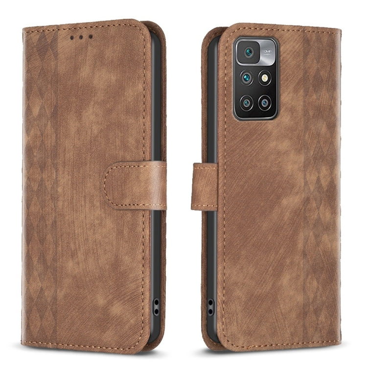 Custodia portafoglio in pelle goffrata per Xiaomi Redmi 10 5G