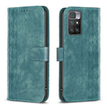 Custodia portafoglio in pelle goffrata per Xiaomi Redmi 10 5G