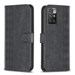 Custodia portafoglio in pelle goffrata per Xiaomi Redmi 10 5G