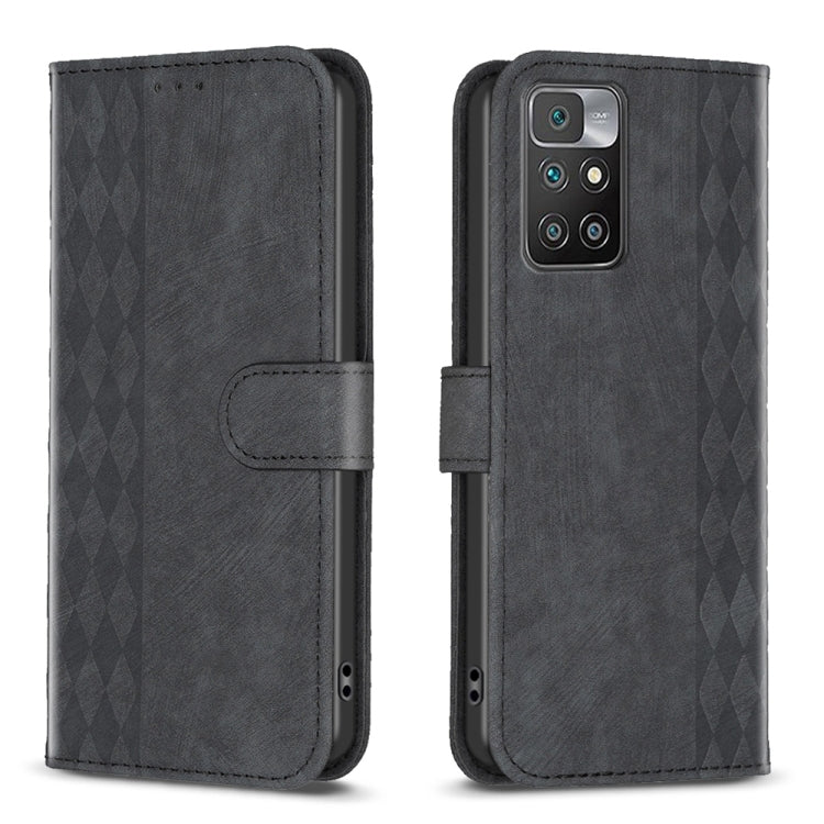Custodia portafoglio in pelle goffrata per Xiaomi Redmi 10 5G