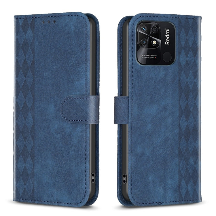 Custodia portafoglio in pelle goffrata per Xiaomi Redmi 10 5G