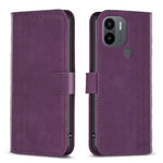 Custodia portafoglio in pelle goffrata per Xiaomi Redmi A1 e Note