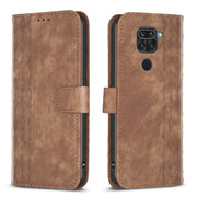 Custodia per telefono in pelle goffrata scozzese, For Xiaomi Redmi Note 9, For Xiaomi Redmi Note 9 Pro