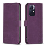 Custodia portafoglio in pelle goffrata per Xiaomi Redmi 10 5G