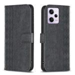 Custodia portafoglio in pelle goffrata per Xiaomi Redmi A1 e Note