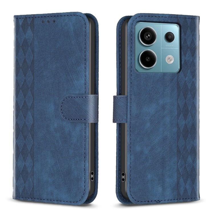 Custodia portafoglio in pelle goffrata per Xiaomi Redmi 13C