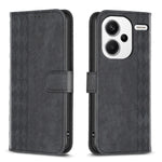 Custodia portafoglio in pelle goffrata per Xiaomi Redmi 13C