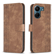 Custodia per telefono in pelle goffrata scozzese, For Xiaomi Redmi 13C, For Xiaomi Redmi Note 13 Pro+ 5G, For Xiaomi Redmi Note 13 Pro 5G, For Xiaomi Redmi 12 4G