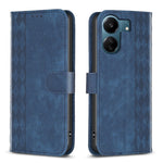 Custodia portafoglio in pelle goffrata per Xiaomi Redmi 13C