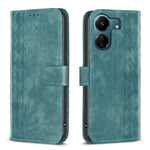 Custodia portafoglio in pelle goffrata per Xiaomi Redmi 13C