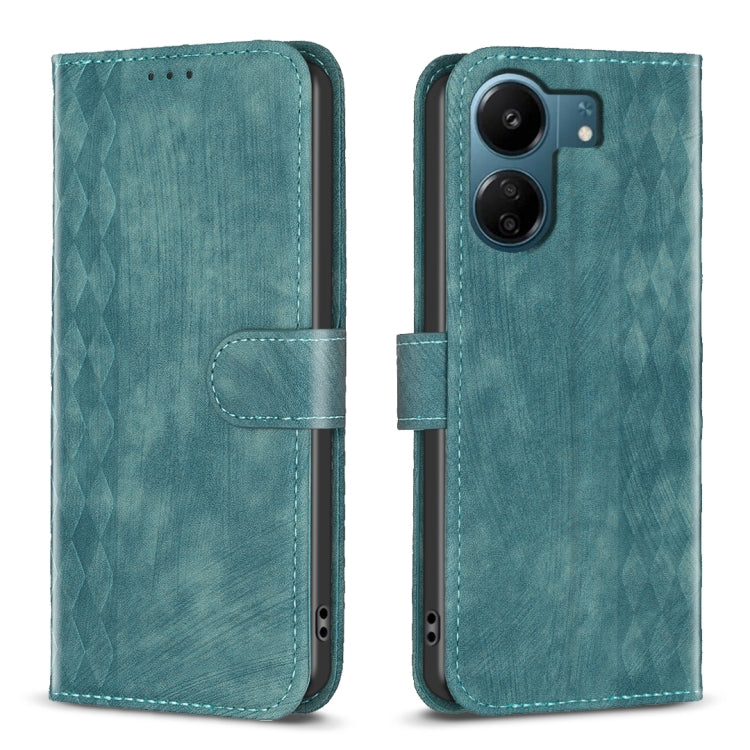 Custodia portafoglio in pelle goffrata per Xiaomi Redmi 13C