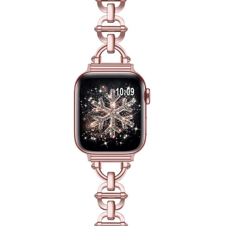 Cinturino in metallo con fibbia per Apple Watch SE 44mm