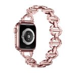 Cinturino in metallo con fibbia per Apple Watch SE 44mm