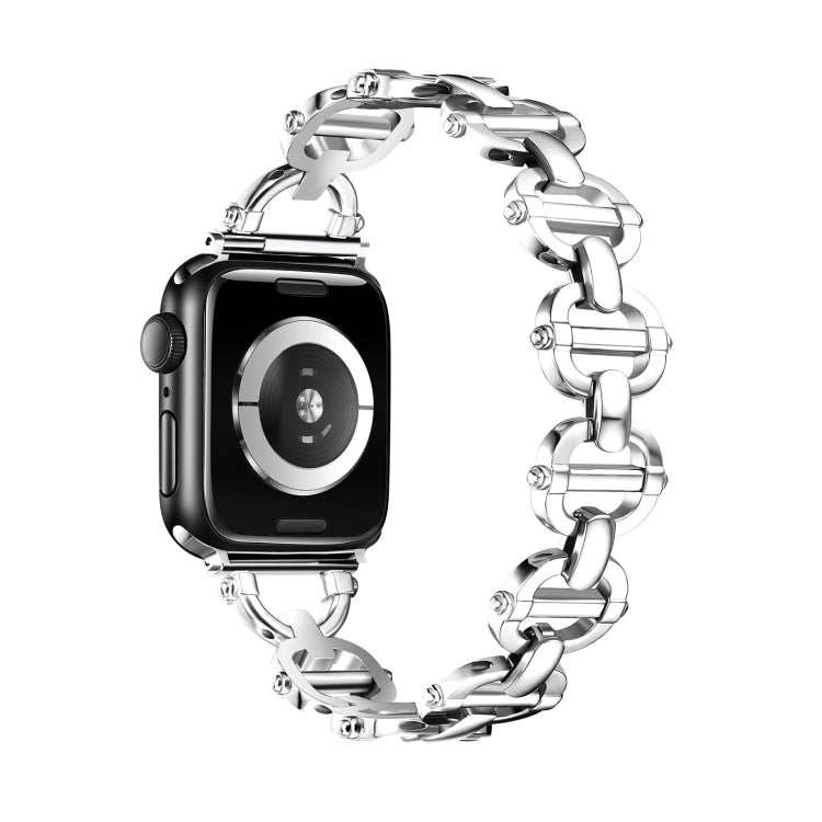 Cinturino in metallo con fibbia per Apple Watch SE 44mm