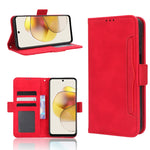 Custodia per telefono in pelle con slot per schede di consistenza al polpaccio, For Motorola Edge 40, For Motorola Moto G Stylus 5G 2023, For Motorola Moto G53 / G13, For Motorola Moto G 5G 2023