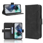 Custodia per telefono in pelle con slot per schede di consistenza al polpaccio, For Motorola Edge 40, For Motorola Moto G Stylus 5G 2023, For Motorola Moto G53 / G13, For Motorola Moto G 5G 2023