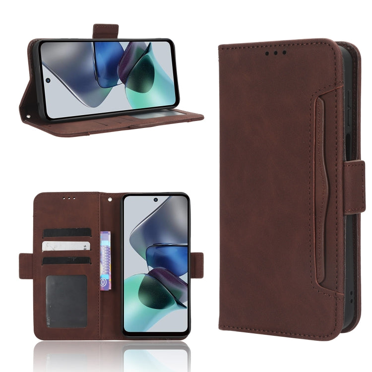 Custodia per telefono in pelle con slot per schede di consistenza al polpaccio, For Motorola Edge 40, For Motorola Moto G Stylus 5G 2023, For Motorola Moto G53 / G13, For Motorola Moto G 5G 2023